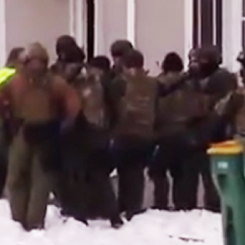 Raw Footage Shows Heavily Militarized Police Training to Invade Homes on American Soil