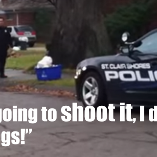 Cop Caught on Dashcam Plotting to Kill Dog