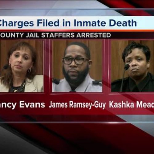 WATCH: Three Milwaukee County Jail Staff Members Charged in Dehydration Death of Inmate