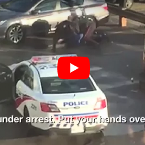 WATCH: Raw Bystander Video Shows Toronto Police Beating Man in Mistaken Arrest