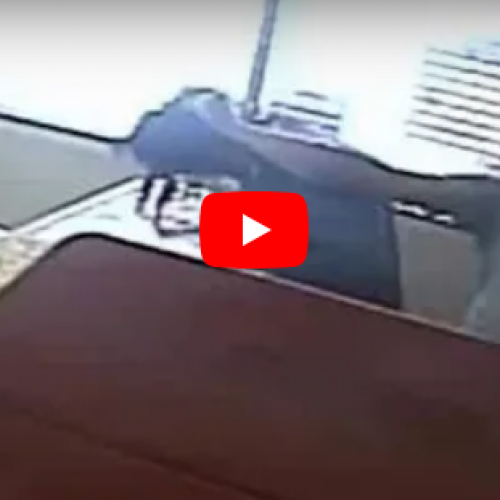 WATCH: Cop Beat Up Teen Daughter in School Office as Employees Looked On