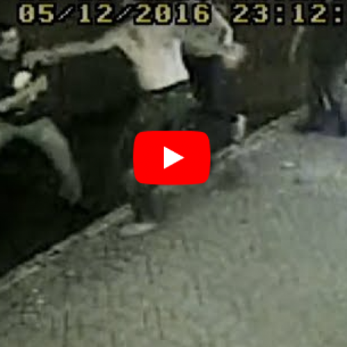 WATCH: Surveillance Cam Shows Off-Duty Cop Sparked Bar Fight Then Killed a Man