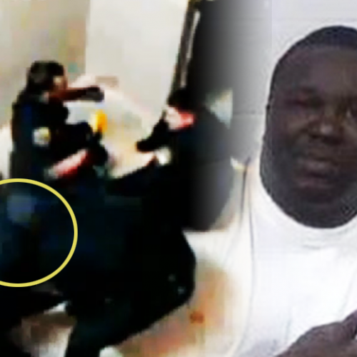 Cops Seen on Video Literally Climbing on Top of Restrained Man and Mutilating Him Until He Dies