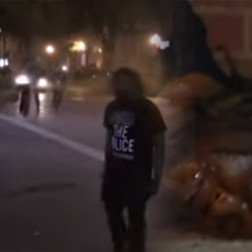 RAW VIDEO: Cop Shoots Peaceful Protester in the Face With Pepper Spray for Standing