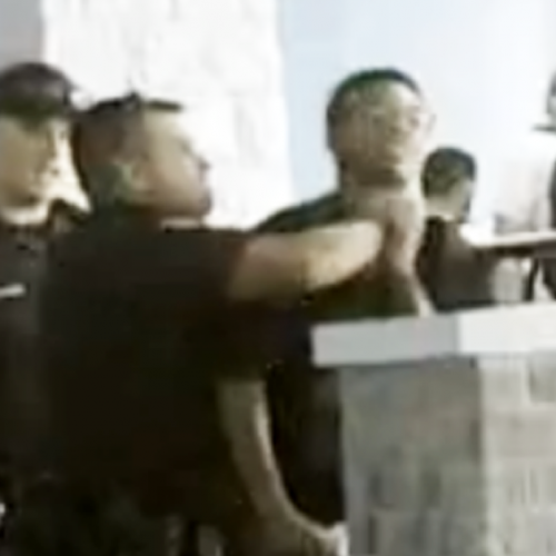 WATCH: School Staff Tells Witness to Stop Filming Cops Choking and Tackling Teen Boy