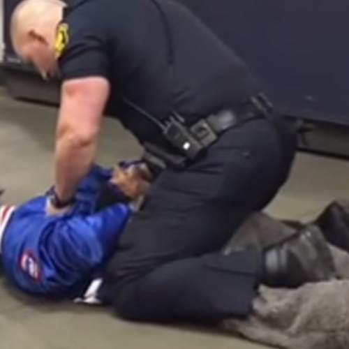 This Man Was Slammed Into the Ground by a Cop After He Cheered for a Rival Sports Team