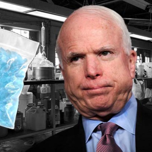 Anti-Drug Sen. John McCain’s Fundraiser Caught Operating Meth Lab, Dealing Heroin and Cocaine