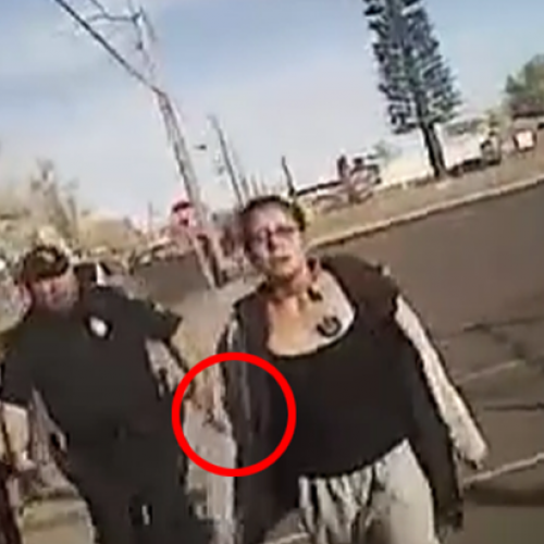 Officer Executes Native American Woman for “Holding Haircut Scissors”