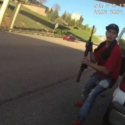 Shocking Footage of Armed Man with AR-15 Rifle Shot by Police in Douglas County