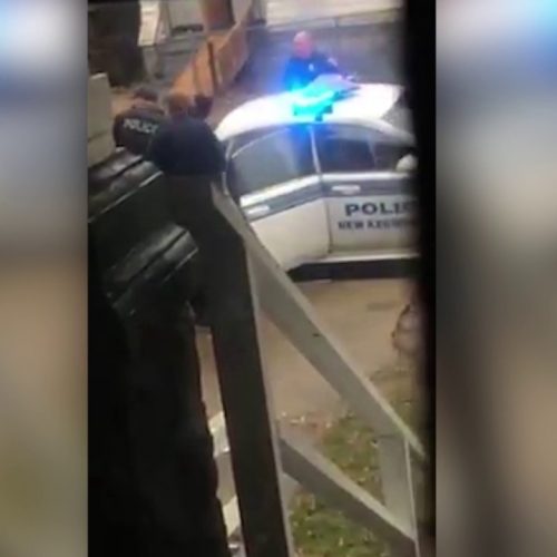 WATCH: Video Catches Cops Jumping On, Punching Man in HANDCUFFS, as He Yells ‘I Can’t Breathe’