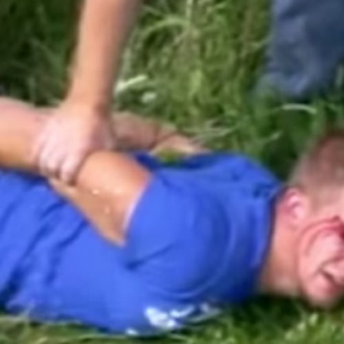 WATCH: Man Holds up Hands and Lies Down — and Cops Still Kick Him in the Face and Taser Him