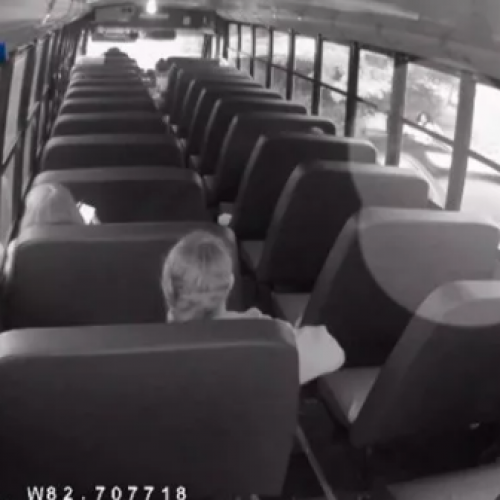 WATCH: Distracted South Carolina Deputy Clips Teen Boarding School Bus